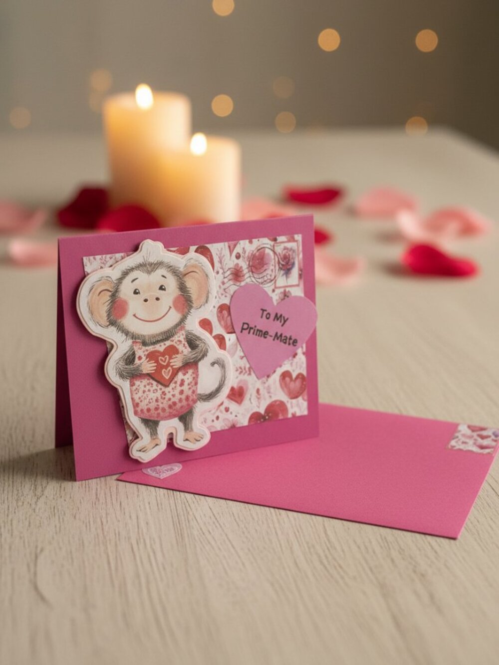 I'm Bananas for You Greeting Card with Envelope | Funny Valentine's Day Card